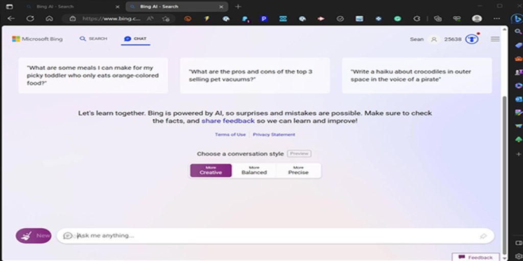 Bing AI Chat
